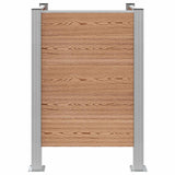 Recinzione Contenitore per Rifiuti Marrone 85 x 85 x 115 cm