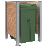 Recinzione Contenitore per Rifiuti Marrone 85 x 85 x 115 cm