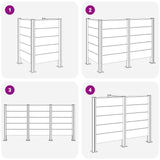 Recinzione Contenitore per Rifiuti Marrone 85 x 85 x 115 cm