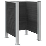 Recinzione Contenitore per Rifiuti Grigio 85 x 85 x 115 cm