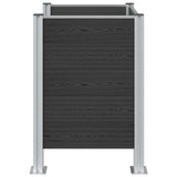 Recinzione Contenitore per Rifiuti Grigio 85 x 85 x 115 cm