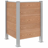 Recinzione Contenitore per Rifiuti Marrone 85 x 85 x 115 cm