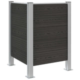 Recinzione Contenitore per Rifiuti Grigio 85 x 85 x 115 cm