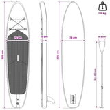 Tavola da Paddle Gonfiabile SCYLLA 305 x 76 x 15 cm Blu per