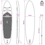 Tavola da Paddle Gonfiabile POSEIDON Verde 335 x 76 x 15 cm PVC