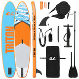 SUP Board con Seggiolino 2-in-1 TRITON 305 x 76 x 15 cm Blu per