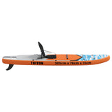 SUP Board con Seggiolino 2-in-1 TRITON 305 x 76 x 15 cm Blu per