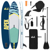 SUP Board con Seggiolino 2-in-1 APEX 305 x 76 x 15 cm Blu per