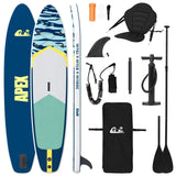 SUP Board con Seggiolino 2-in-1 APEX 366 x 81 x 15 cm Blu per