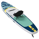 SUP Board con Seggiolino 2-in-1 APEX 366 x 81 x 15 cm Blu per