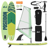 SUP gonfiabile con vela POSEIDON 330 x 76 x 15 cm Verde per