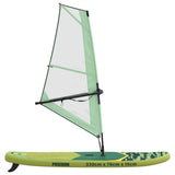 SUP gonfiabile con vela POSEIDON 330 x 76 x 15 cm Verde per