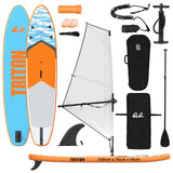 SUP gonfiabile con vela TRITON 330 x 76 x 15 cm Blu per