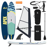SUP gonfiabile con vela APEX 330 x 76 x 15 cm Blu per