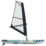 SUP gonfiabile con vela APEX 330 x 76 x 15 cm Blu per