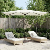 Parasole da Giardino con Base 200 x 300 cm Poliestere