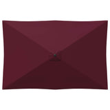 Ombrello da giardino 200 x 300 cm Poliestere Rettangolare