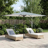 Ombrello da giardino 200 x 300 cm Poliestere Rettangolare