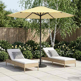 Parasole da Giardino con Base 230 x 230 cm Poliestere