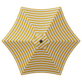 Ombrello da giardino 230 x 230 cm Poliestere Rettangolare
