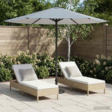 Parasole da Giardino con Base 230 x 230 cm Poliestere