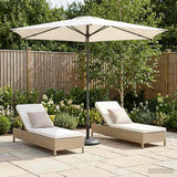 Parasole da Giardino con Base 270 x 270 cm Poliestere