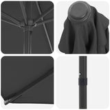 Parasole da Giardino con Base 270 x 270 cm Poliestere