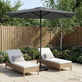 Ombrello da giardino 270 x 270 cm Poliestere Rettangolare