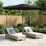Parasole da Giardino con Base 270 x 270 cm Poliestere