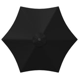 Parasole da Giardino con Base 270 x 270 cm Poliestere