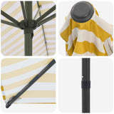 Parasole da Giardino con Base 270 x 270 cm Poliestere