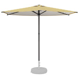 Parasole da Giardino con Base 270 x 270 cm Poliestere