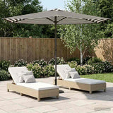 Parasole da Giardino con Base 270 x 270 cm Poliestere