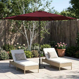Parasole da Giardino con Base 300 x 300 cm Poliestere