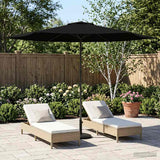 Parasole da Giardino con Base 300 x 300 cm Poliestere