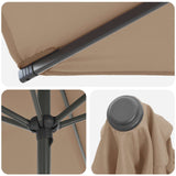 Parasole da Giardino con Base 230 x 230 cm Poliestere
