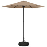 Parasole da Giardino con Base 230 x 230 cm Poliestere