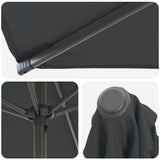 Parasole da Giardino con Base 230 x 230 cm Poliestere