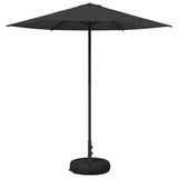 Parasole da Giardino con Base 230 x 230 cm Poliestere