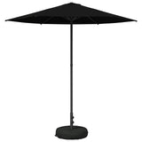 Parasole da Giardino con Base 230 x 230 cm Poliestere