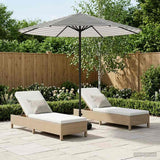 Parasole da Giardino con Base 230 x 230 cm Poliestere
