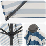 Parasole da Giardino con Base 230 x 230 cm Poliestere