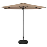 Parasole da Giardino con Base 270 x 270 cm Poliestere