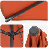 Parasole da Giardino con Base 270 x 270 cm Poliestere