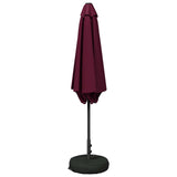 Parasole da Giardino con Base 270 x 270 cm Poliestere