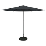 Parasole da Giardino con Base 300 x 300 cm Poliestere