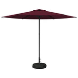 Parasole da Giardino con Base 300 x 300 cm Poliestere