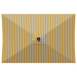 Parasol da giardino con luci LED e base 200 x 300 cm Poliestere