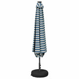 Parasol da giardino con luci LED e base 200 x 300 cm Poliestere