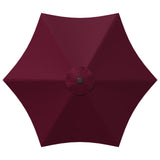 Parasol da giardino con luci LED e base 230 x 230 cm Poliestere
